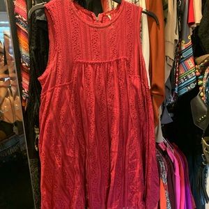 Free people shirt/mini dress